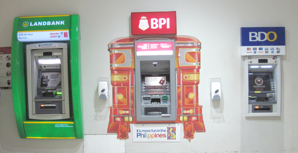 フィリピンの銀行ATM