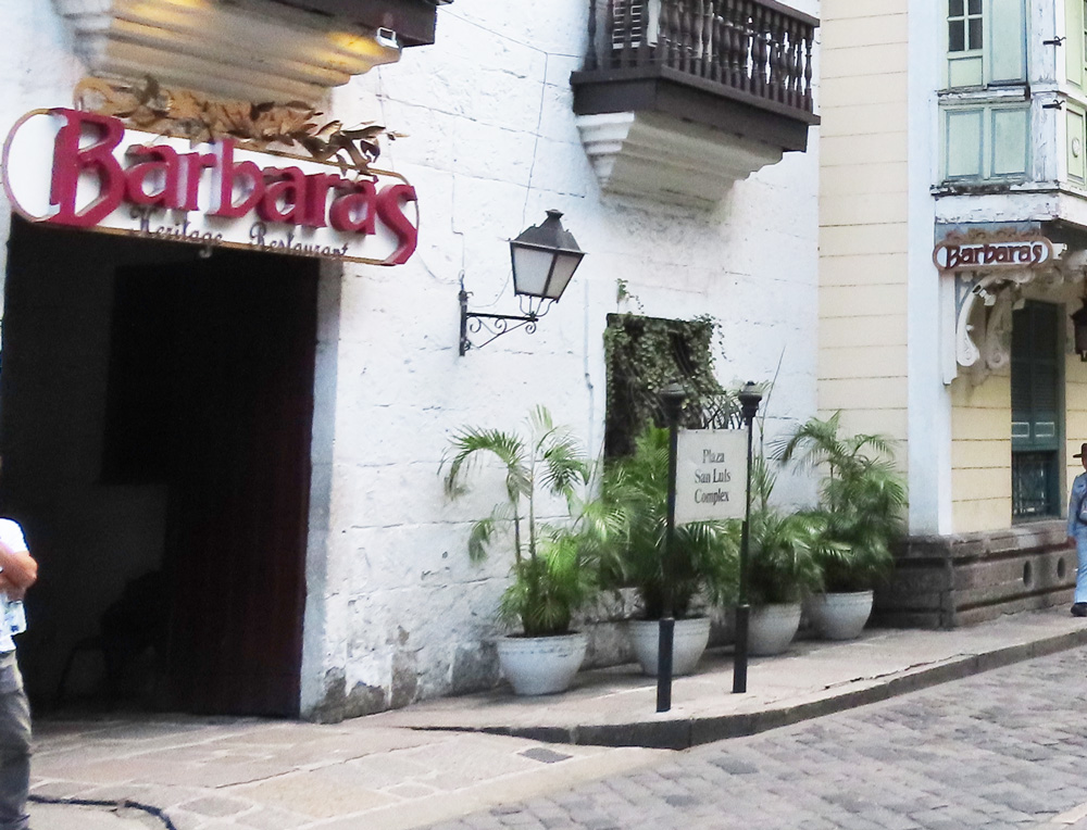 フィリピン留学APSE・マニラ観光バルバラス-Barbara's-Heritage-Restaurant